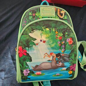 Disney Loungefly mini backpack Jungle Book movie scene nwt